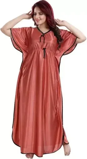 Premium Satin Kaftan Nighty