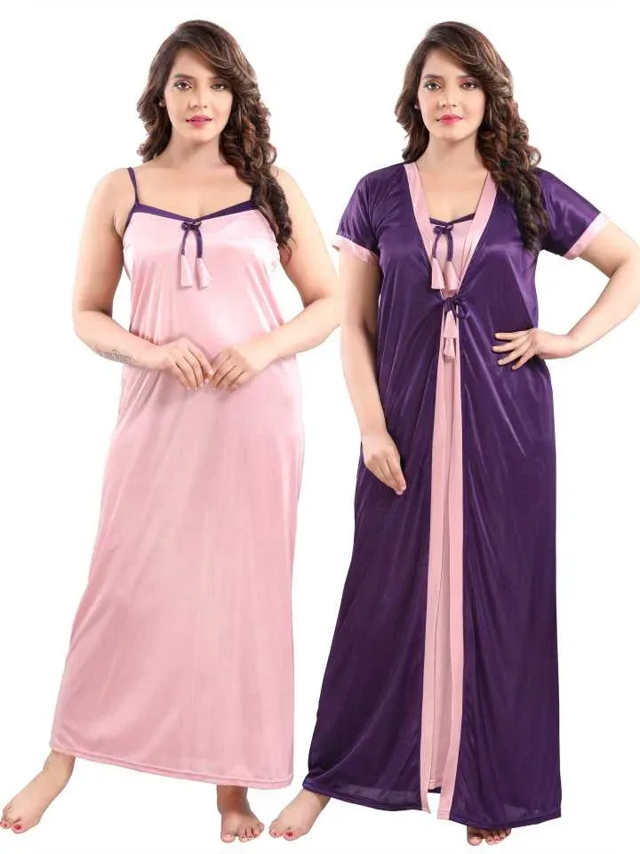 Premium 2-Part Satin Nighty Set