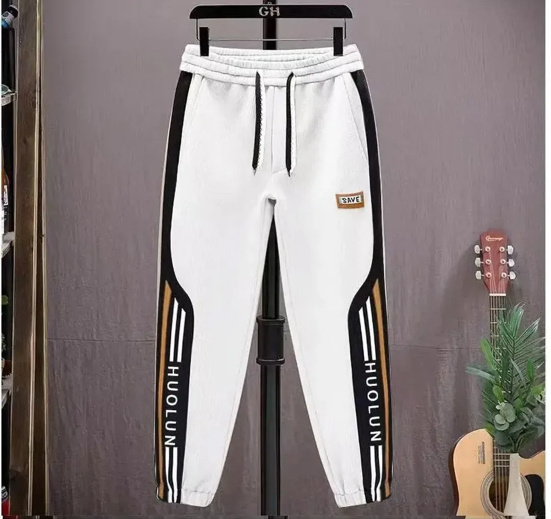 Premium China Suit Stripe Sweatpants Joggers for Men