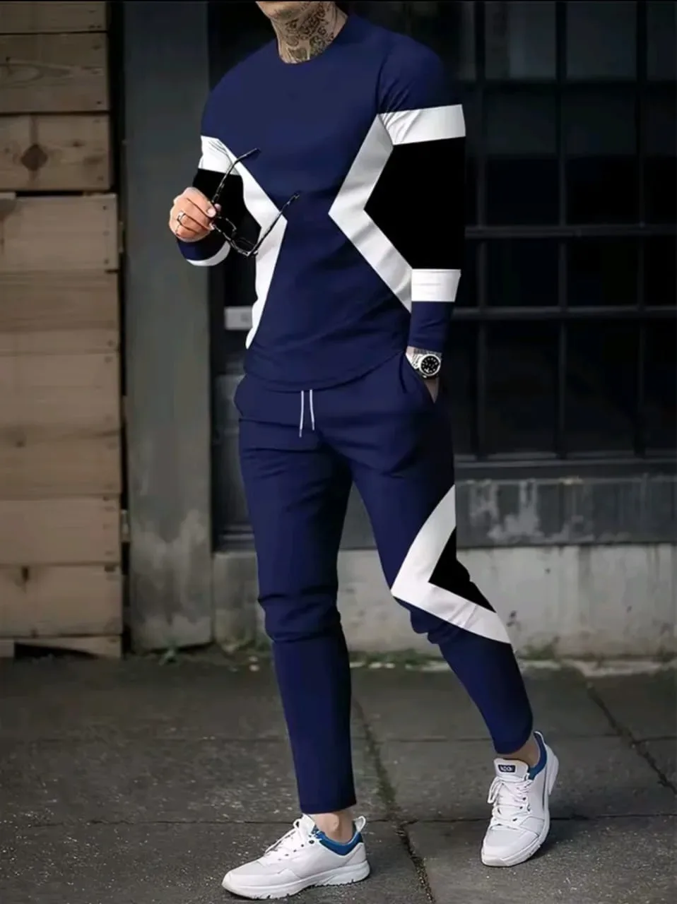 Trendy Full Sleeve T-shirt & Trouser Co-ord Set